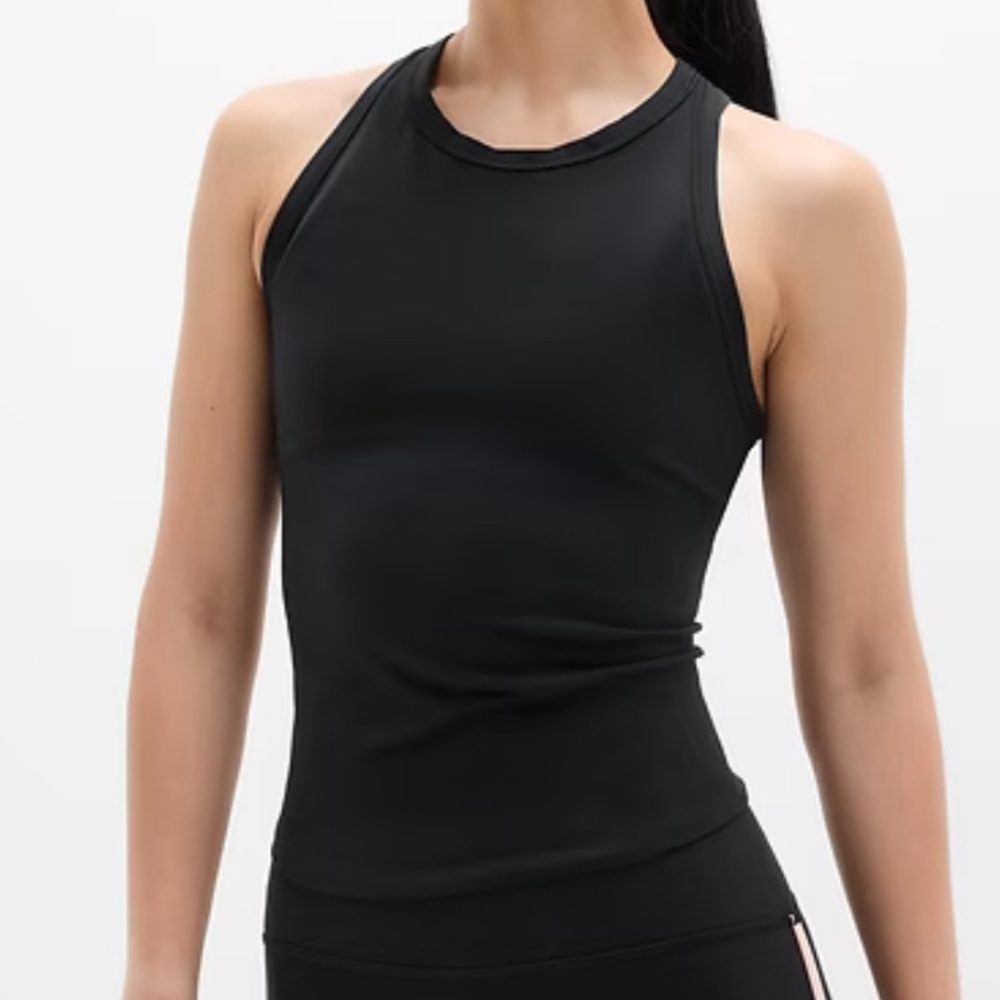 Athleta Transcend‎ Racerback Tank Black Size XS Athletic